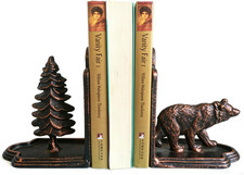 Cast Iron Bear Bookends