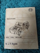 RENAULT 6 6-850 6TL 6-1100 SALOON (1968-74) OWNERS WORKSHOP MANUAL * HARDBACK *