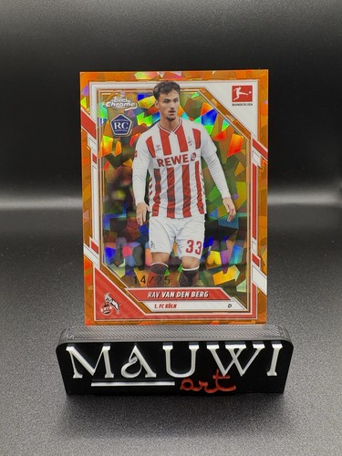 Rav Van Den Berg RC Orange /25 2025-26 Topps Chrome Bundesliga Sapphire Köln