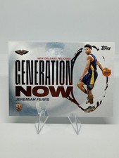 Jeremiah Fears Generation Now Rookie 2025/26 Topps Basketball Card GN-7 Pelicans