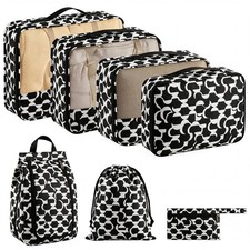 Packing Cubes for Travel 7 Set Luggage Organizer Bags for Family Mesh Breatha...