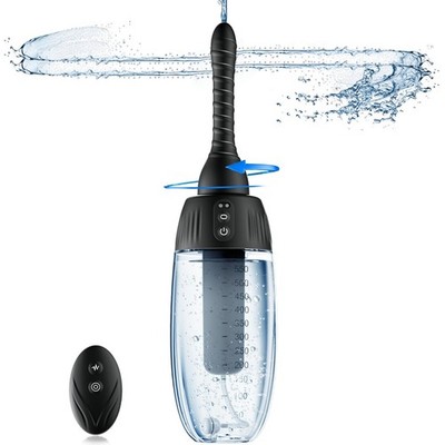 Anal Douche Automatic Rotating Enema  20oz Douches for Men & Women 360° Deep ...