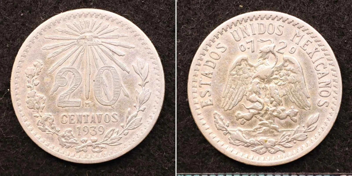 1939 Year Silver Mexican Coins for sale | eBay