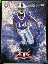 2014 Topps Fire - Sammy Watkins #124 Buffalo Bills RC Rookie Card. rookie card picture