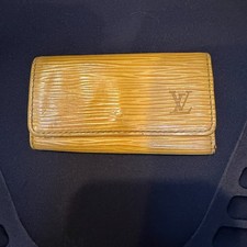 Louis Vuitton EPI giallo e viola 4 portachiavi - 100% autentico