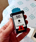 RARE Vintage Lexmark Black Ink Cartridge Number 50 & Box Z P Series Compaq IJ600 — photo 2