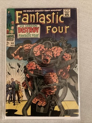 Fantastic Four Issue Number 68 Estimated To Be Graded A 4.5