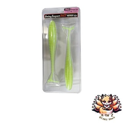 NEU Keitech Swing Impact Fat 7.8 484T Chartreuse Shad