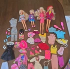 LOT OF Vtg BARBIE AND FRIENDS DOLLS AND CLOTHES & ACCESSORIES LOT
