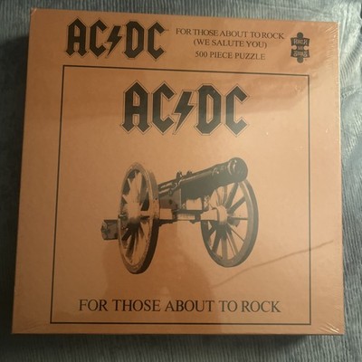 RockSaws AC/DC For Those About To Rock 500 Piece Jigsaw Puzzle Brand New Sealed