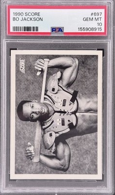 1990 Score #697 Bo Jackson PSA 10 Gem Mint!