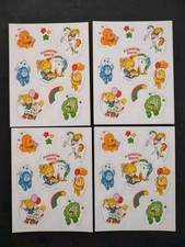 RAINBOW BRITE Vintage 1983 Sticker Pack- 4 Identical Sheets UNUSED OLD STOCK