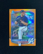 2025 Topps Bowman Draft Chrome JR Ritchie 12/25 Orange Refractor #BDC-199 QI95