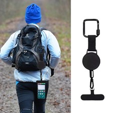 Retractable Anti-Theft Phone Lanyard with Carabiner Safety Strap Hiking Cycling