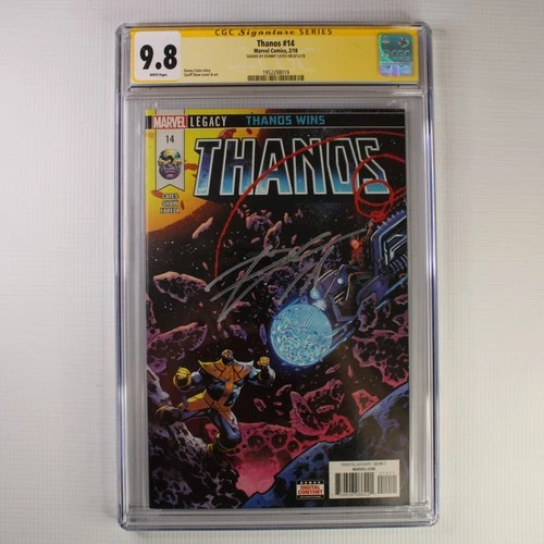 Thanos 14 (2018) CGC 9.8 WP! 1st Cover App & 2nd App Cosmic Ghost Rider!