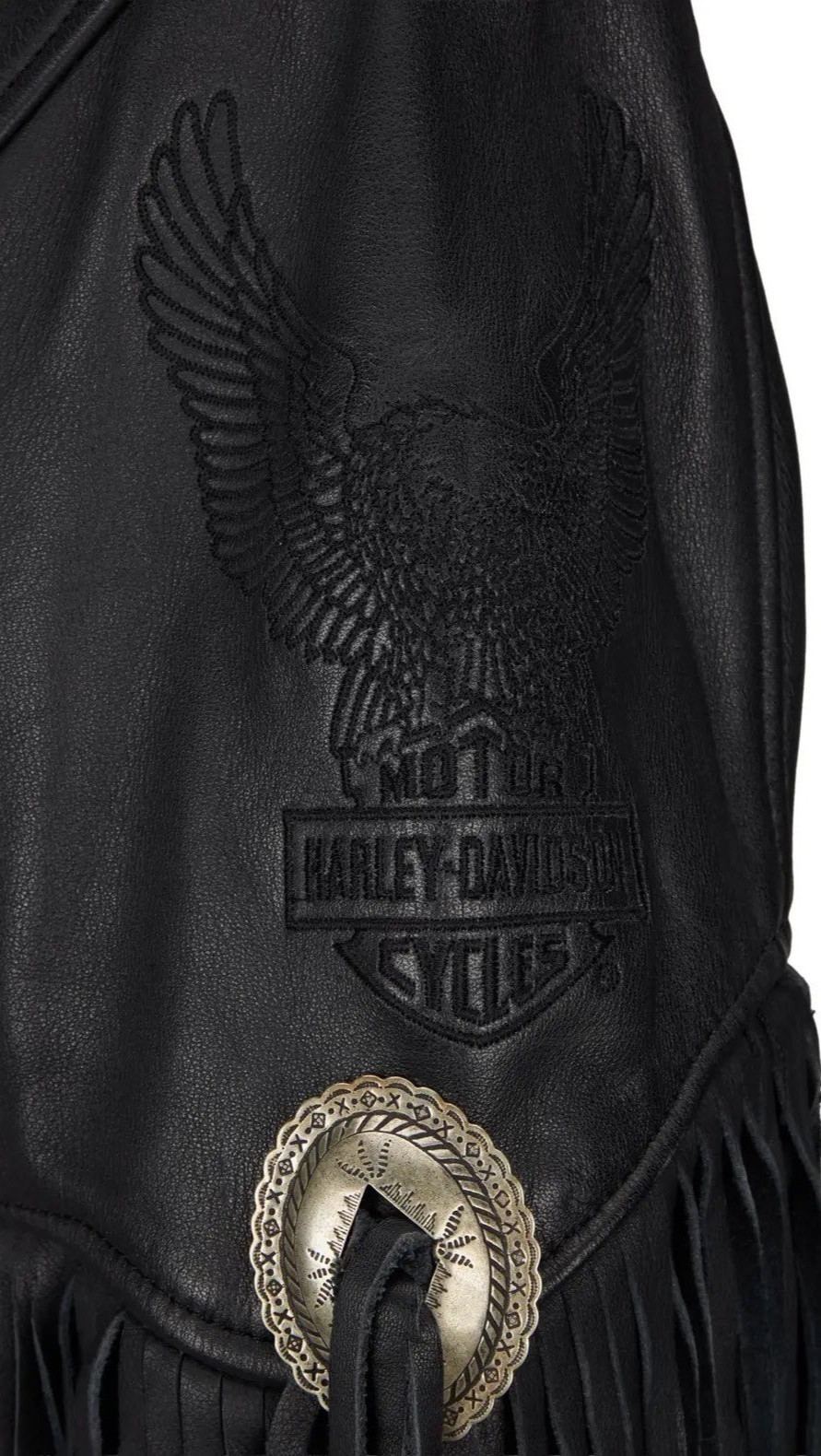 Whitney Houston "I'm Your Baby Tonight" Harley Davidson Leather Jacket image 6