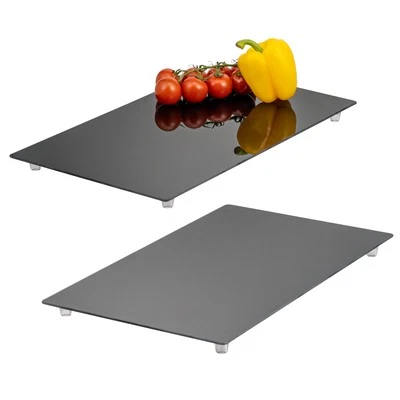 B-Ware bremermann Herdabdeckplatte, 2er Set, Sicherheitsglas, ca. 30 x 3 x 52 cm