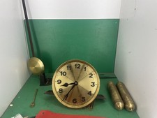 1/15/221 Standuhr Werk DUFA kompl. mit Pendel Klangstäbe u. Gewichten