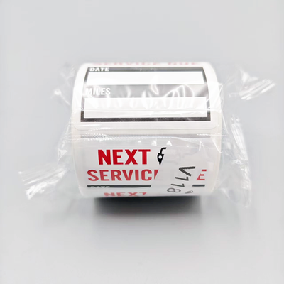 #ad 300 PCS Oil Change Service Reminder Stickers Window Lite Sticker Pack 2quot;x2quot; NEW $5.96