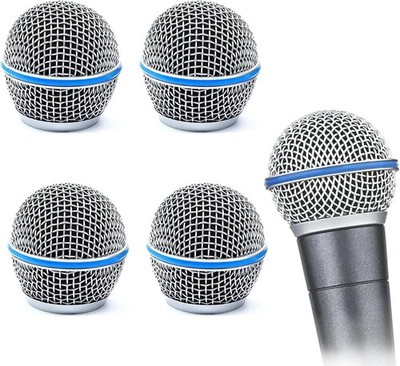 4 Pack Microphone Head Replacement Standard Size Grille Mic Beta58a | Ebay