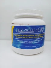 E Z Patch 4 F.s. White Pool Tile Grout Underwater Fast Set Sealant 3 Lbs