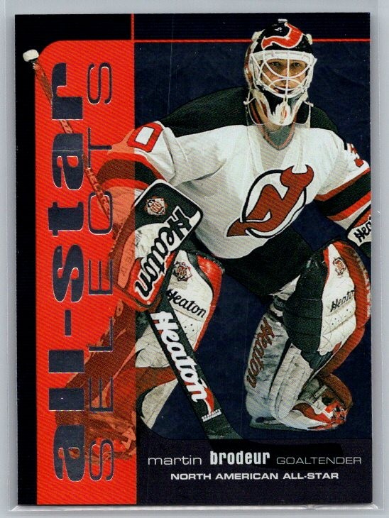 1999-00 BAP Memorabilia #SL-12 Martin Brodeur All-Star Selects Silver Devils