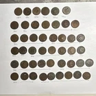 Indian Head Small Cent Lot of 47 Circulated Coins 1887-1907