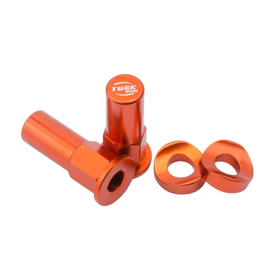 Kit de tuerca/espaciador de bloqueo de llanta Tusk naranja para KTM 1090 Adventure R 2017-2019 Foto 2 de 4