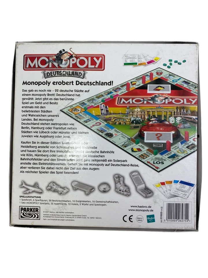 Monopoly Deutschland - Brettspiel von Parker (KOMPLETT) - Bild 2 von 4