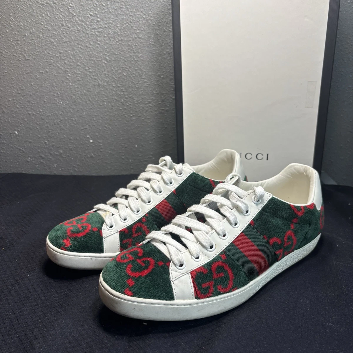 Gucci Leather Upper Geometric Casual Shoes for Men for sale | eBay