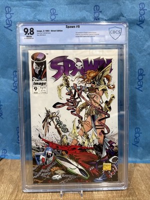 SPAWN #9 Cbcs 9.8 WP 1st ANGELA Modern Age IMAGE COMICS 1993 Todd McFarlane