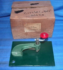 Fletcher Lens Circle Glass Cutter No. 32 Made In USA Vintage Cutting Turret