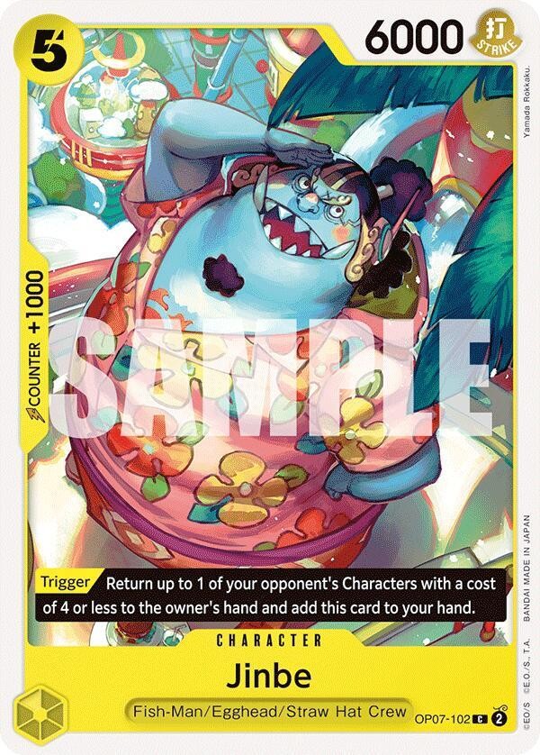 One Piece - Jinbe (102) - 500 Years in the Future OP07-102 - NM