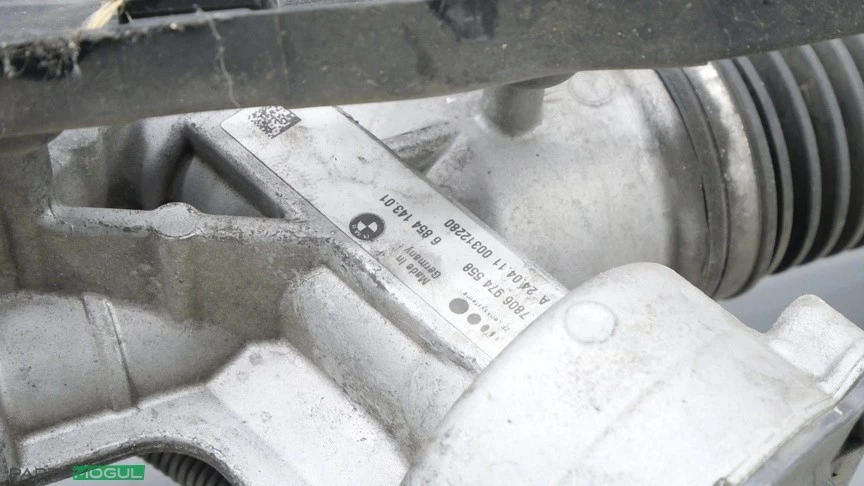 2011-2016 BMW 550i RWD rack de engrenagem de direção hidráulica e pinhão com motor 6854143 fabricante de equipamento original - Imagem 4 de 4