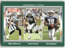 Andre Woolfolk / Jared Clauss / Rich Gardner 2006 Topps Total Football Excellent
