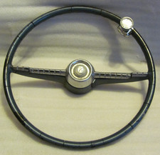 1950s Ford Steering Wheel 17 In 2 Bar With Spinner Rat Rod Lead Sled Low Rider 1950s Ford Steering Wheel 17 In 2 Bar With Spinner Rat Rod Lead Sled Low Rider