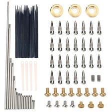 Saxophone Repair Kit 92Pcs Metal Alto Sax Repair Parts Maintenance Tools Set