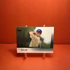 2001 Upper Deck Mike Weir #20 Rookie RC NM🦄