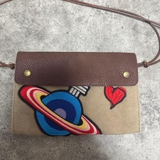 Vivienne Westwood Orb Leather Combination Mini Shoulder Bag