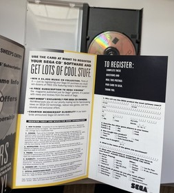 SILPHEED &ndash; SEGA CD &ndash; MINT CONDITION! Reg card