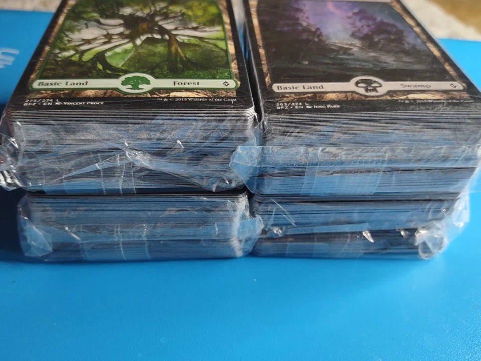 MTG 1x Sealed Full Art Basic Land Pack 80 Count - Battle for Zendikar - Magic - Image 3 of 3