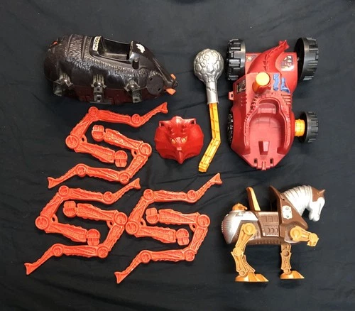 Vintage Masters Of The Universe Vehicle Parts Only - Spydor Stridor Bashasaurus