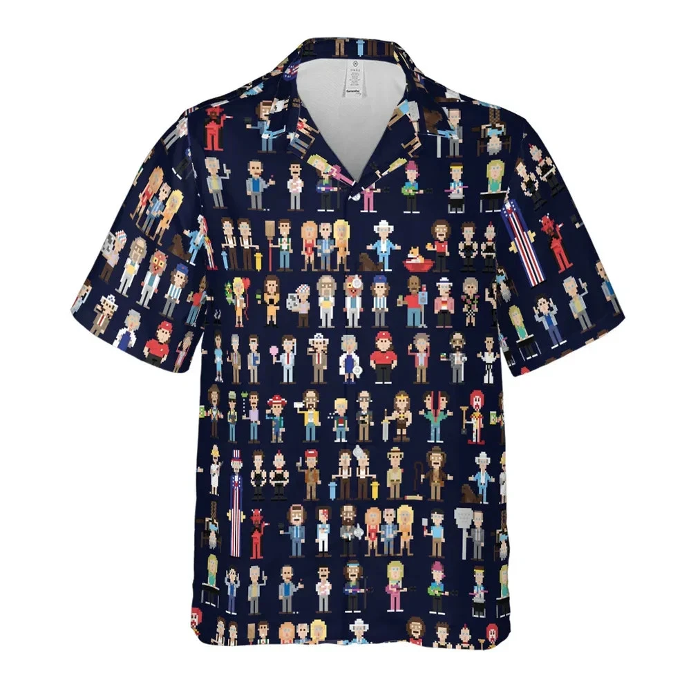 8-Bit UHF Hawaiian Shirt