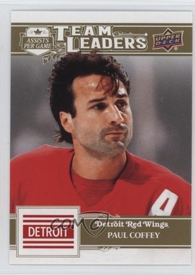 2025-26 Detroit Red Wings Centennial Team Leaders /100 Paul Coffey #191 HOF a4c