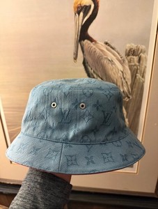 Louis Vuitton Denim Bucket Hat | eBay