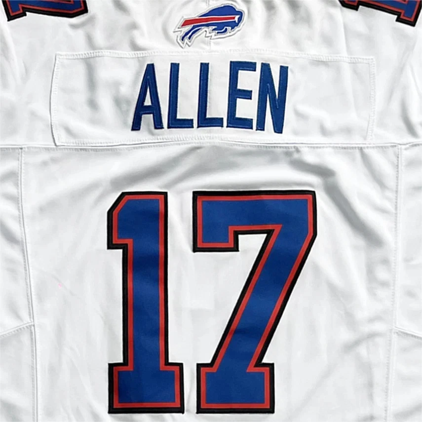 NWT Men's/Youth Bills #17 Josh Allen White Jersey
