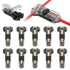 VISDOLL T Tap Wire Splice Connectors for 16-20 AWG, 3 Way 1 Pin Low 16-20AWG