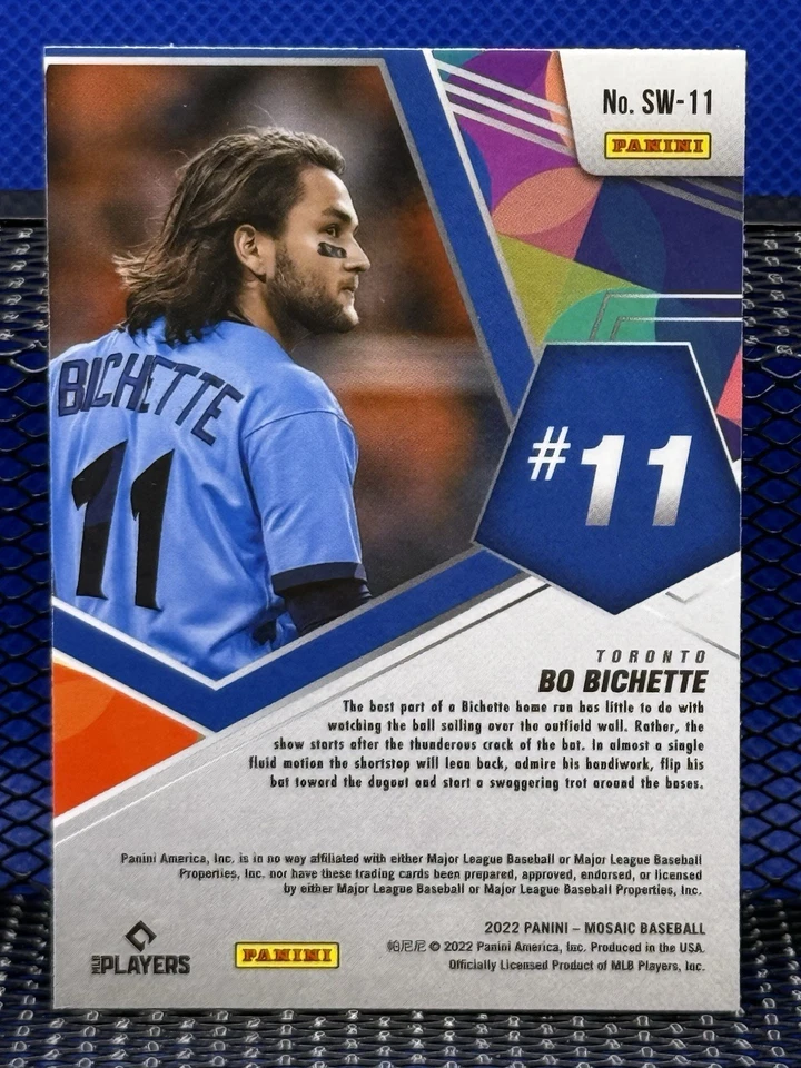 2022 Panini Mosaic BO BICHETTE Toronto Blue Jays Swagger - Image 2 of 2