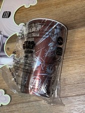 New Limited Star Wars Burger King Mandalorian Grogu Cup RED Sealed . W/Crown