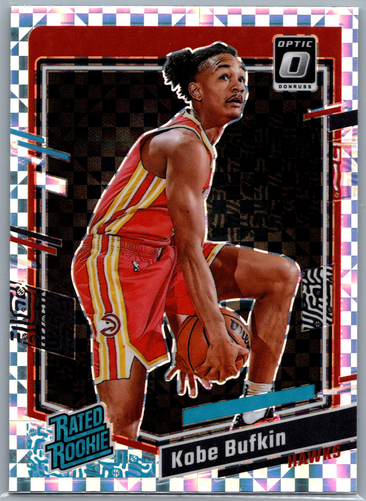 2023-24 Panini Donruss Optic - Rated Rookie Kobe Bufkin #220 Checkerboard